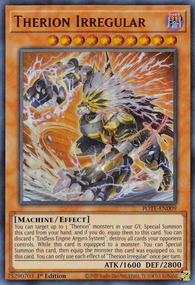 Therion Irregular [POTE-EN009] Ultra Rare - Yugioh Cards For Your TCG Needs!