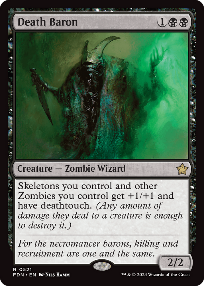 Death Baron [Foundations] Magic: The Gathering