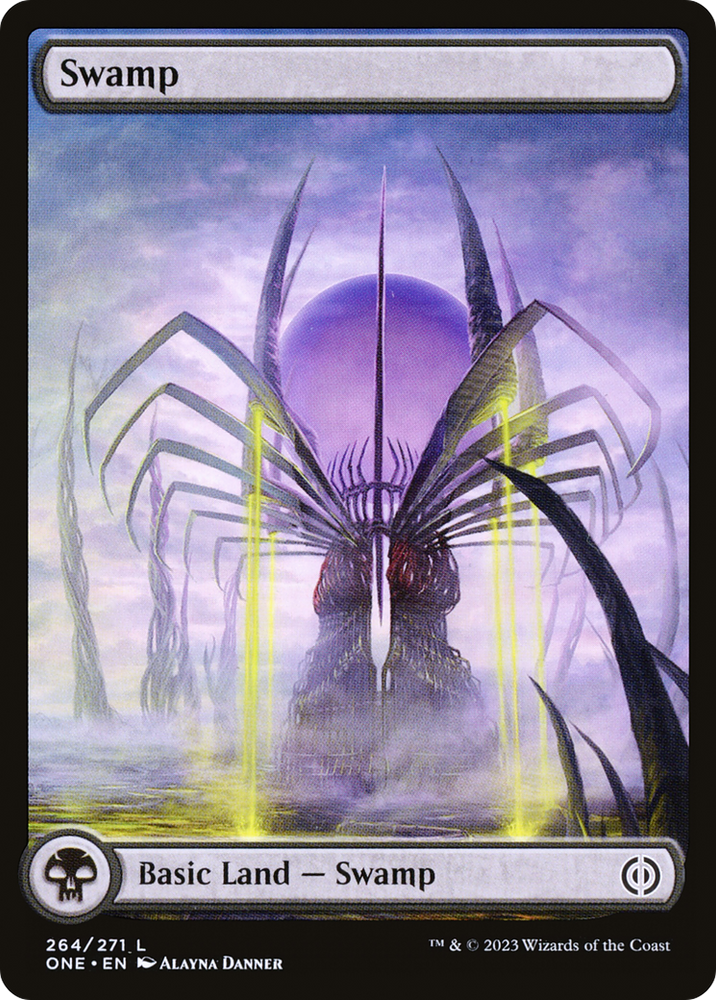 Swamp (264) (Full-Art) [Phyrexia: All Will Be One] Magic: The Gathering