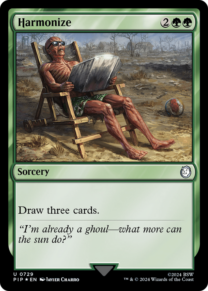 Harmonize (Surge Foil) [Fallout] Magic: The Gathering