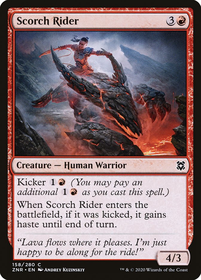 Scorch Rider [Zendikar Rising] Magic: The Gathering