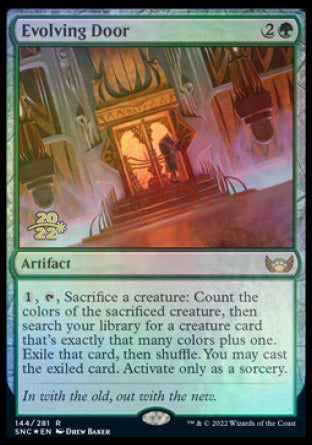 Evolving Door [Streets of New Capenna Prerelease Promos] Magic: The Gathering
