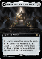 Matzalantli, the Great Door // The Core (Extended Art) [The Lost Caverns of Ixalan] Magic: The Gathering