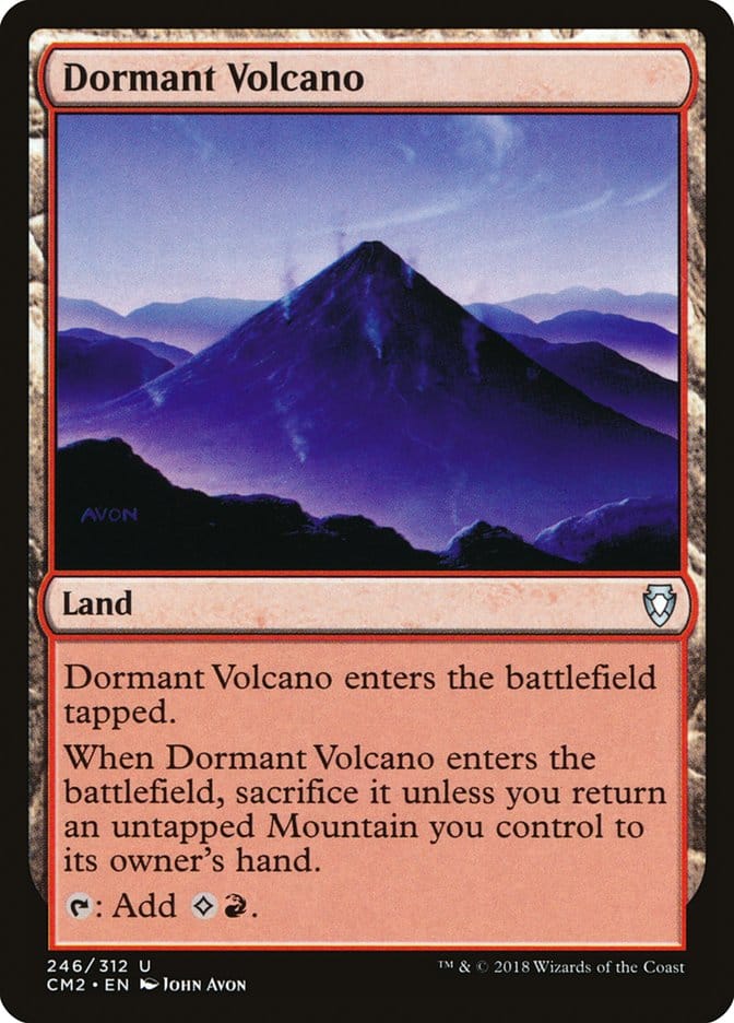 Dormant Volcano [Commander Anthology Volume II] Magic: The Gathering