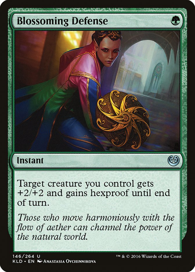 Blossoming Defense [Kaladesh] Magic: The Gathering