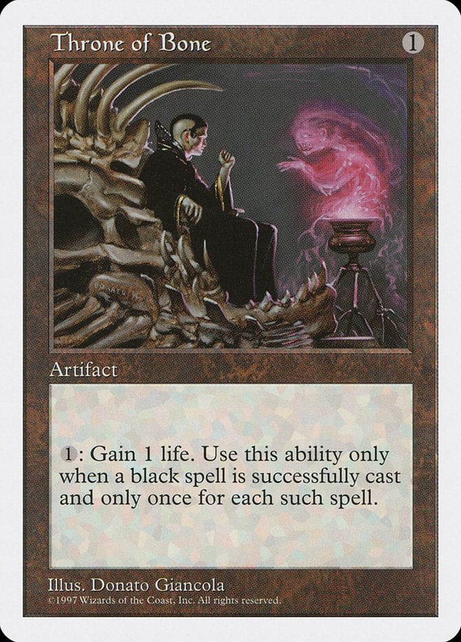 Throne of Bone [Fifth Edition] Magic: The Gathering