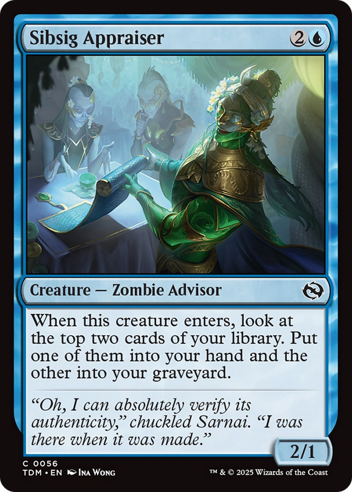 Sibsig Appraiser [Tarkir: Dragonstorm] Magic: The Gathering