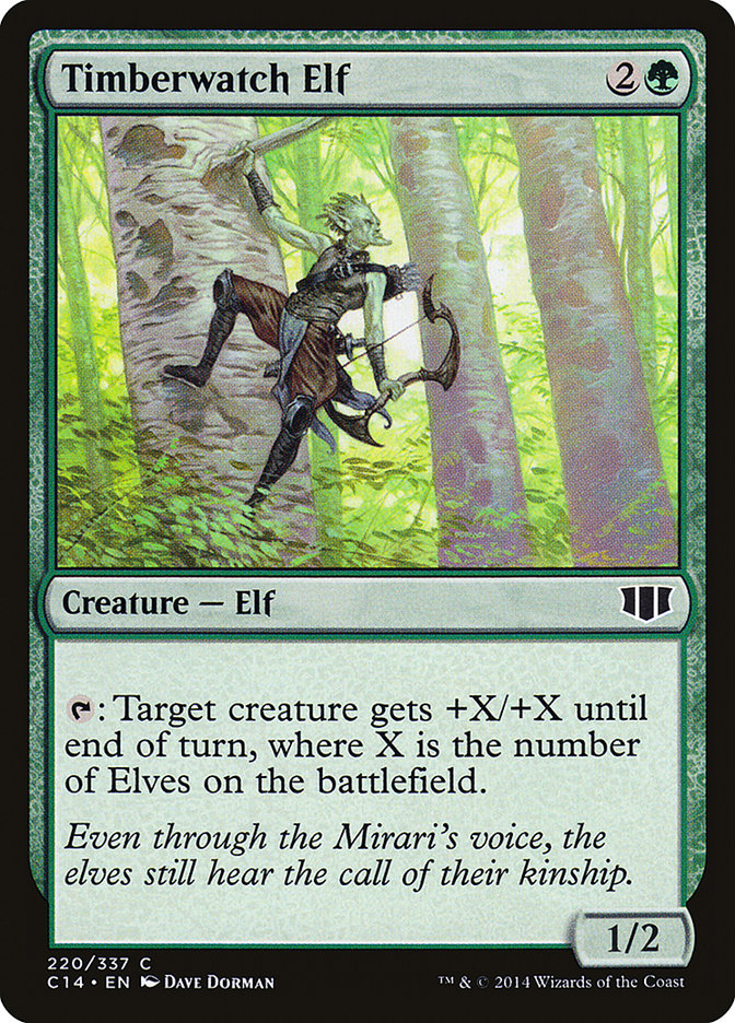 Timberwatch Elf [Commander 2014] Magic: The Gathering