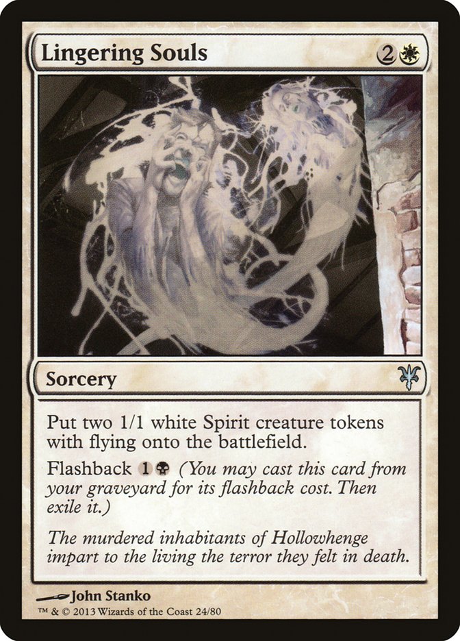 Lingering Souls [Duel Decks: Sorin vs. Tibalt] Magic: The Gathering