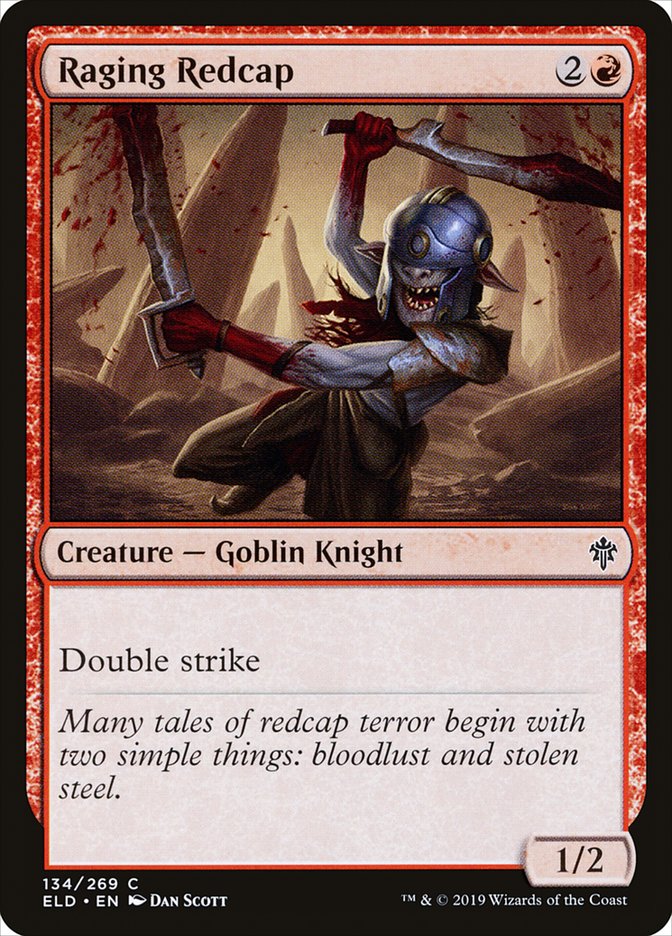 Raging Redcap [Throne of Eldraine] Magic: The Gathering