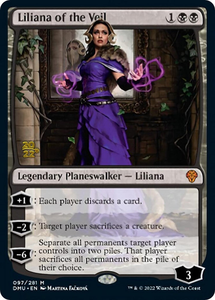 Liliana of the Veil [Dominaria United Prerelease Promos] Magic: The Gathering