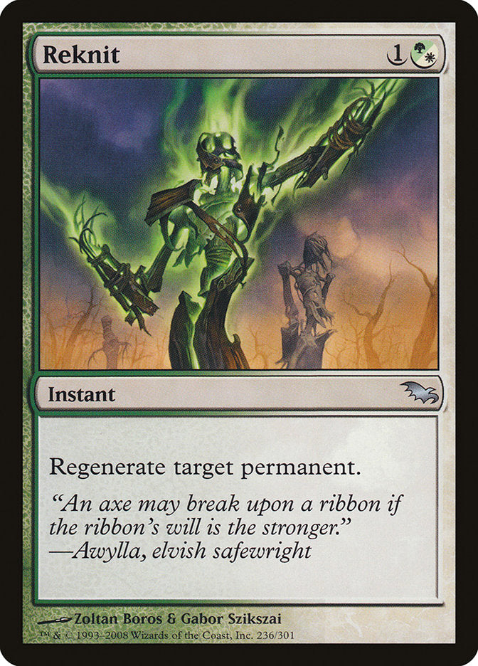 Reknit [Shadowmoor] Magic: The Gathering