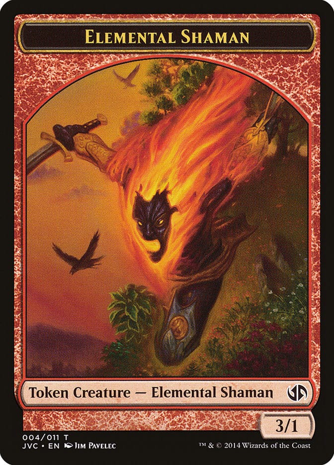 Elemental Shaman Token (Jace vs. Chandra) [Duel Decks Anthology Tokens] Magic: The Gathering