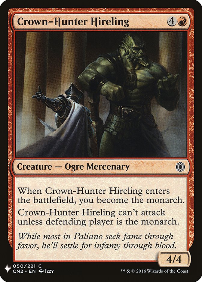 Crown-Hunter Hireling [Mystery Booster] Magic: The Gathering