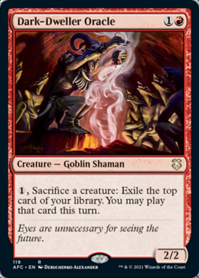 Dark-Dweller Oracle [Dungeons & Dragons: Adventures in the Forgotten Realms Commander] Magic: The Gathering
