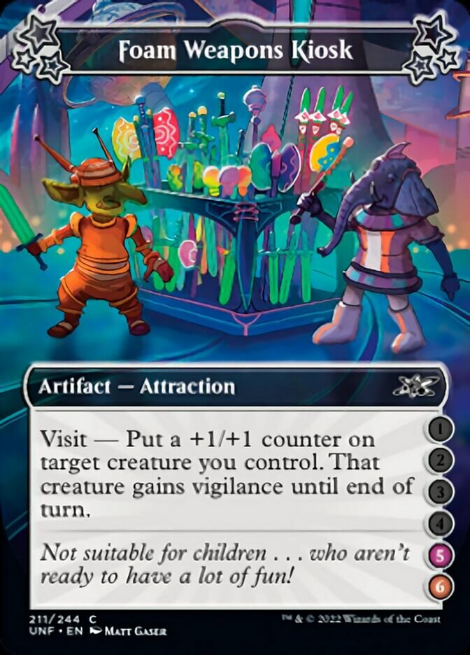Foam Weapons Kiosk (5-6) [Unfinity] Magic: The Gathering