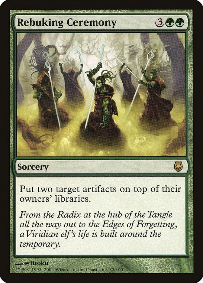Rebuking Ceremony [Darksteel] Magic: The Gathering