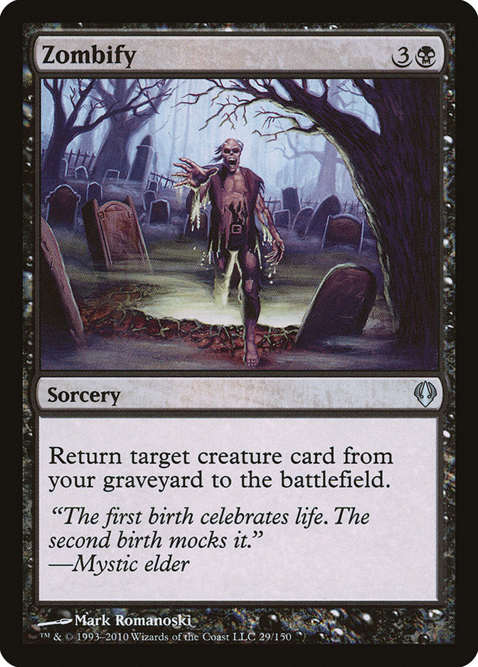 Zombify [Archenemy] Magic: The Gathering