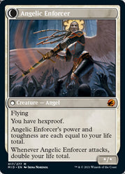 Enduring Angel // Angelic Enforcer [Innistrad: Midnight Hunt] Magic: The Gathering