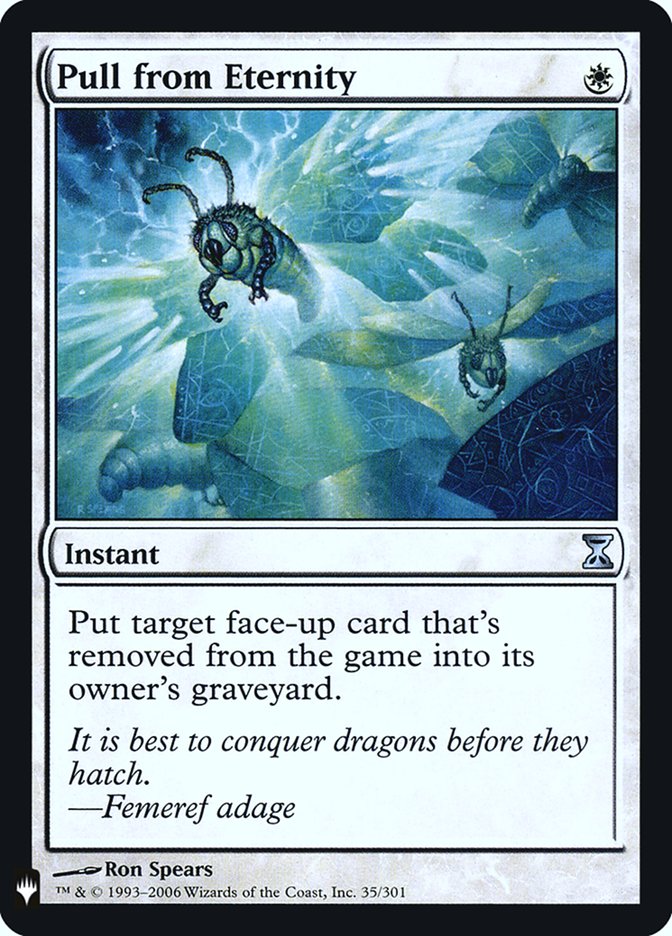 Pull from Eternity [Mystery Booster] Magic: The Gathering