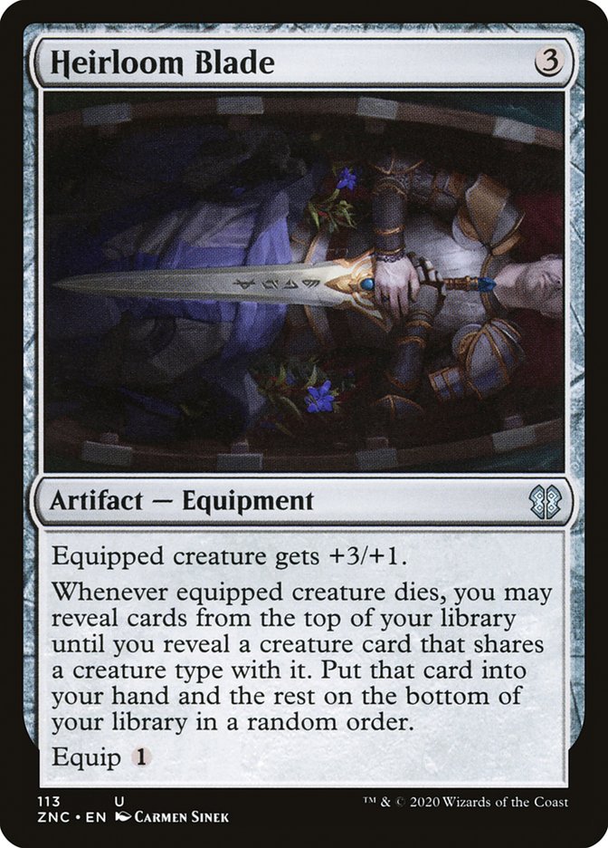 Heirloom Blade [Zendikar Rising Commander] Magic: The Gathering
