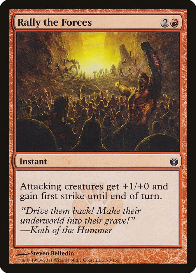 Rally the Forces [Mirrodin Besieged] Magic: The Gathering