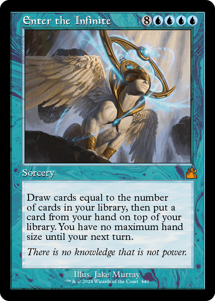 Enter the Infinite (Retro Frame) [Ravnica Remastered] Magic: The Gathering