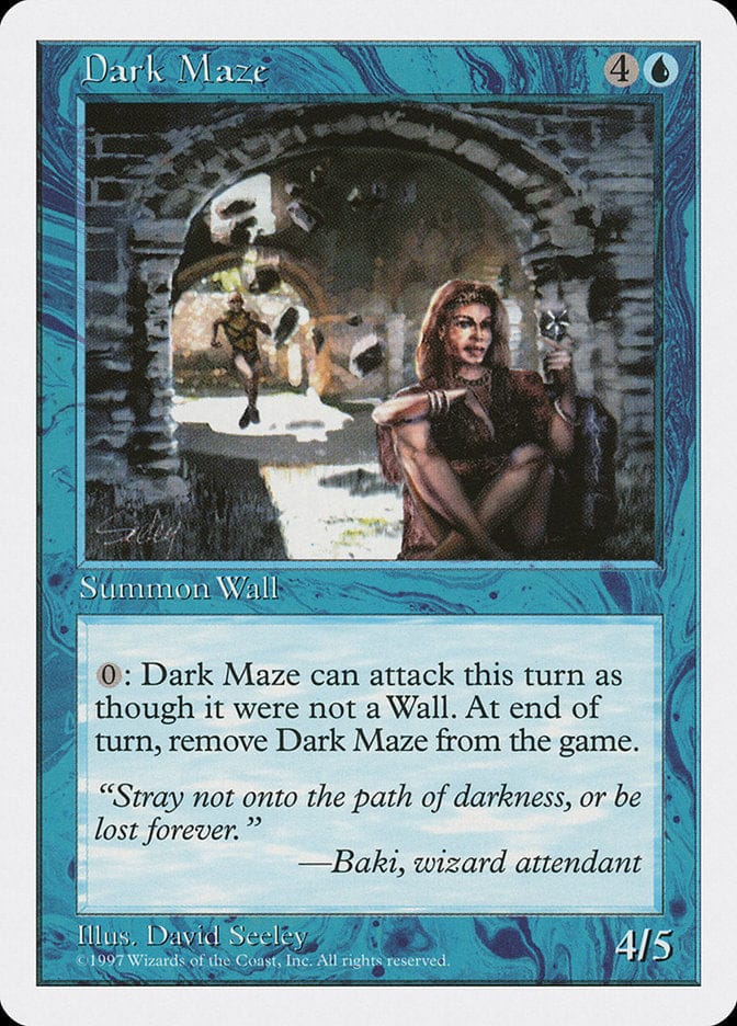 Dark Maze [Fifth Edition] Magic: The Gathering