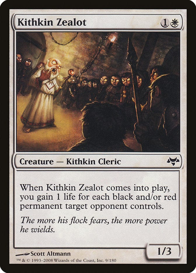 Kithkin Zealot [Eventide] Magic: The Gathering