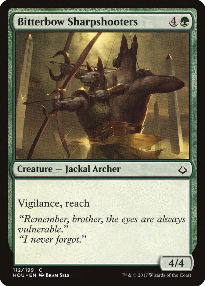Bitterbow Sharpshooters [Hour of Devastation] Magic: The Gathering