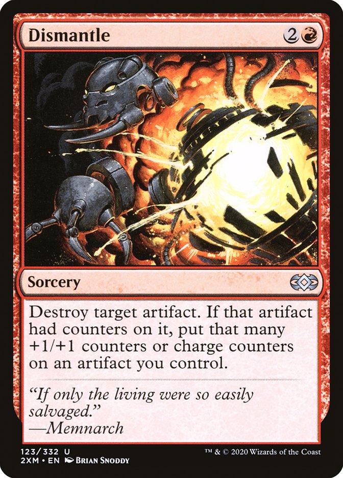 Dismantle [Double Masters] Magic: The Gathering
