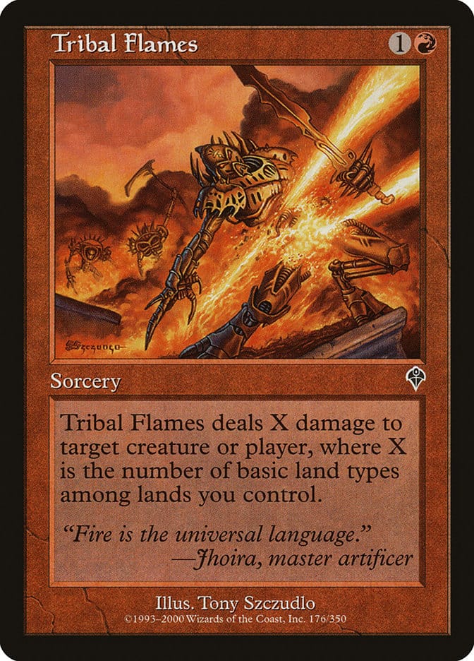 Tribal Flames [Invasion] Magic: The Gathering