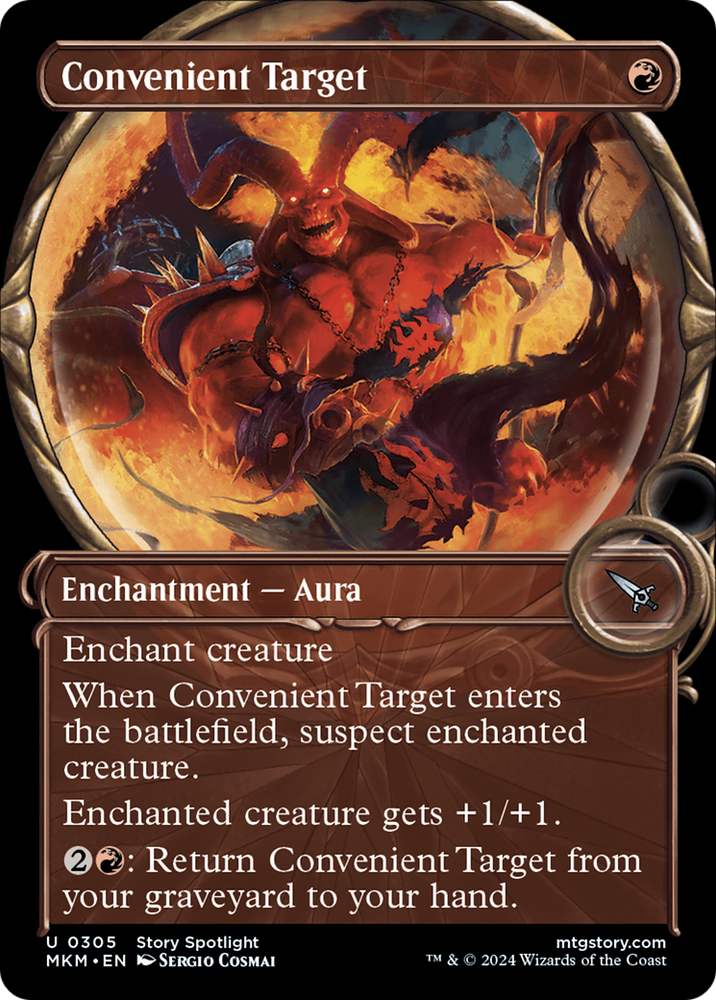 Convenient Target (Showcase) [Murders at Karlov Manor] Magic: The Gathering