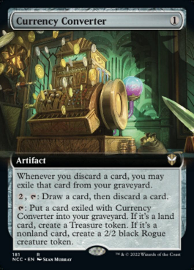 Currency Converter (Extended Art) [Streets of New Capenna Commander] Magic: The Gathering