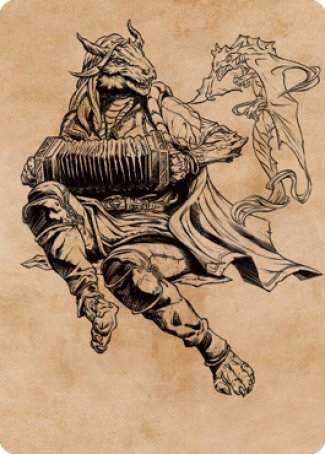 Korlessa, Scale Singer Art Card [Commander Legends: Battle for Baldur's Gate Art Series] Magic: The Gathering