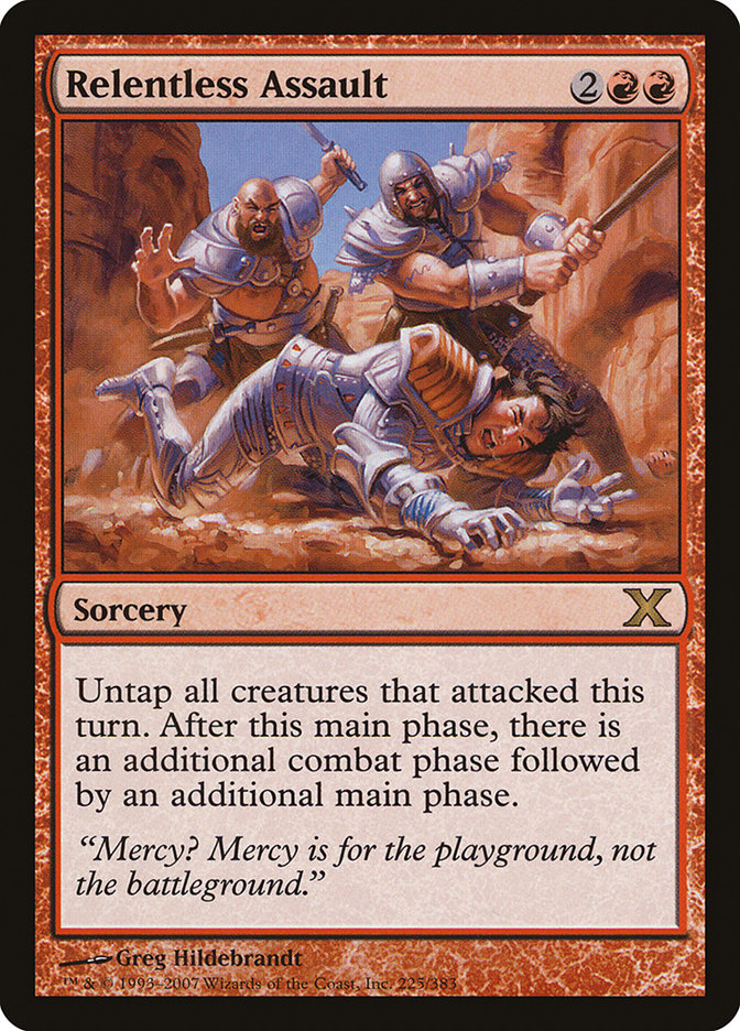 Relentless Assault [Tenth Edition] Magic: The Gathering