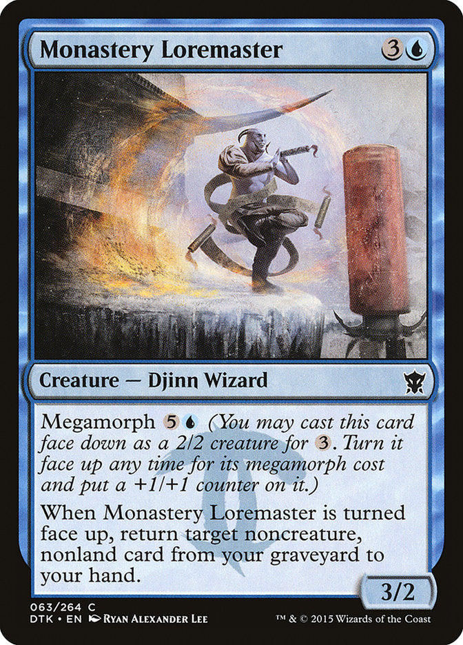 Monastery Loremaster [Dragons of Tarkir] Magic: The Gathering