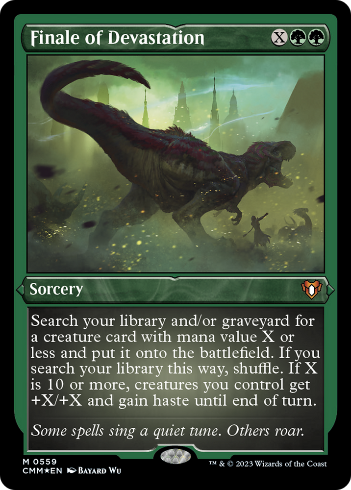 Finale of Devastation (Foil Etched) [Commander Masters] Magic: The Gathering