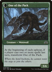 Solitary Hunter // One of the Pack [Shadows over Innistrad] Magic: The Gathering