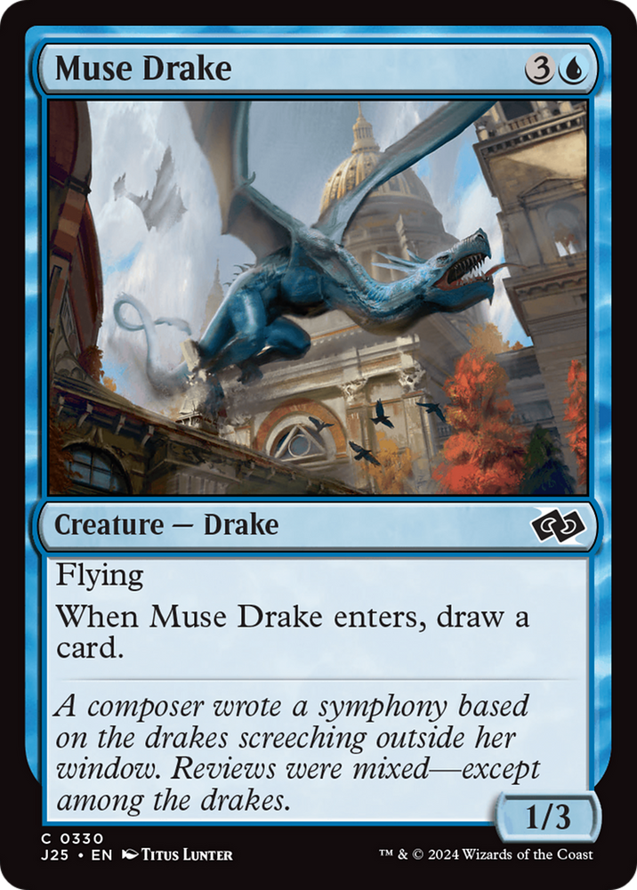 Muse Drake [Foundations Jumpstart] Magic: The Gathering