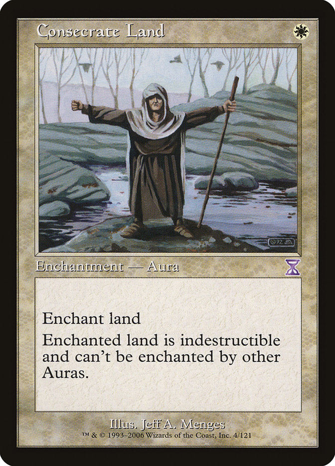 Consecrate Land [Time Spiral Timeshifted] Magic: The Gathering