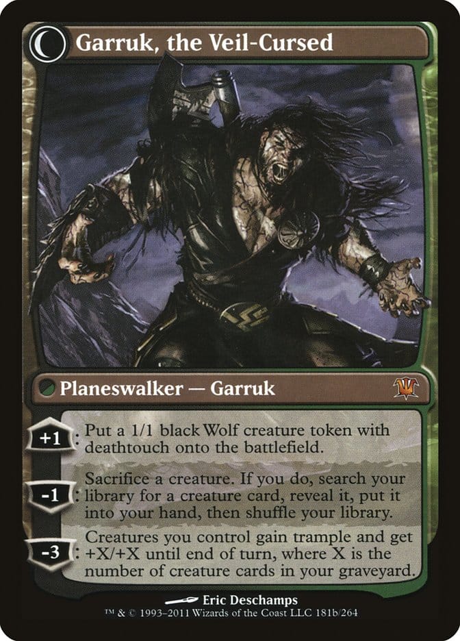 Garruk Relentless // Garruk, the Veil-Cursed [Innistrad] Magic: The Gathering