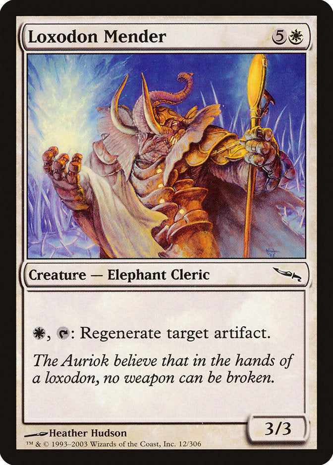 Loxodon Mender [Mirrodin] Magic: The Gathering
