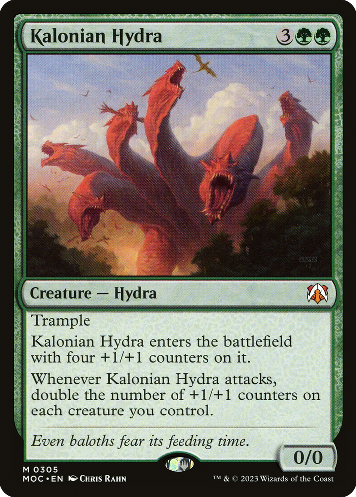 Kalonian Hydra [March of the Machine Commander] Magic: The Gathering
