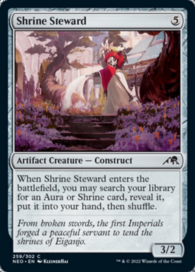 Shrine Steward [Kamigawa: Neon Dynasty] Magic: The Gathering
