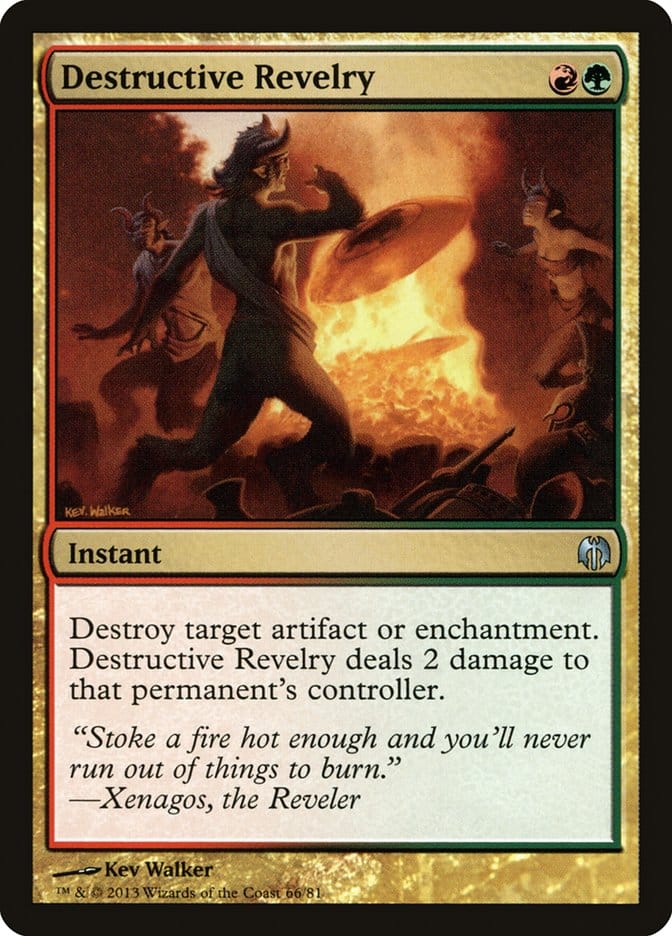 Destructive Revelry [Duel Decks: Heroes vs. Monsters] Magic: The Gathering