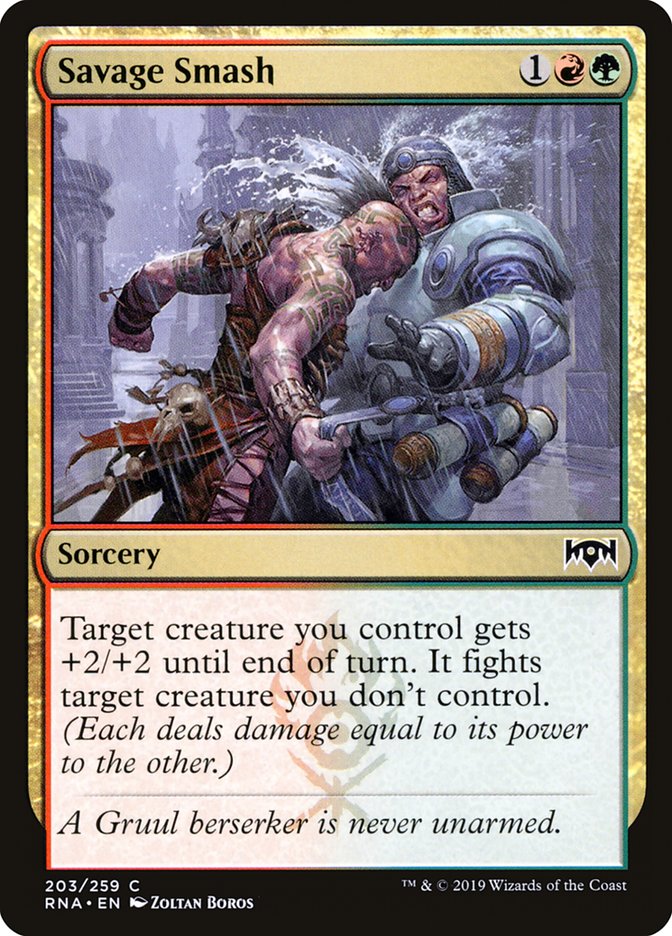 Savage Smash [Ravnica Allegiance] Magic: The Gathering
