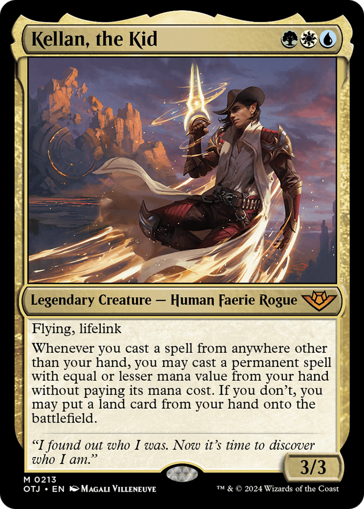 Kellan, the Kid [Outlaws of Thunder Junction] Magic: The Gathering