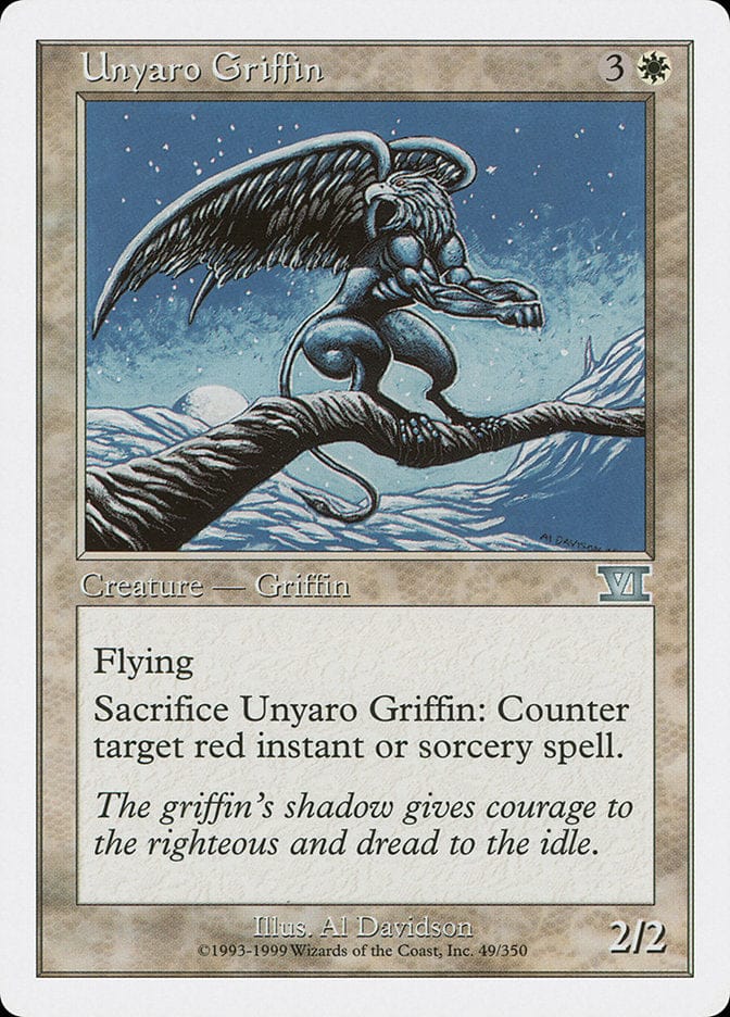 Unyaro Griffin [Classic Sixth Edition] Magic: The Gathering