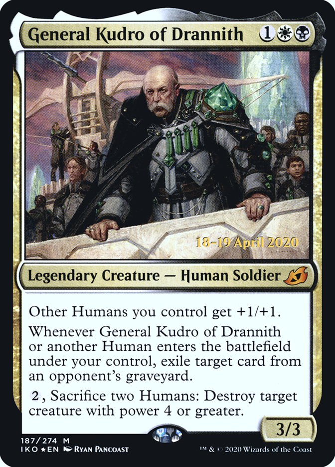 General Kudro of Drannith [Ikoria: Lair of Behemoths Prerelease Promos] Magic: The Gathering